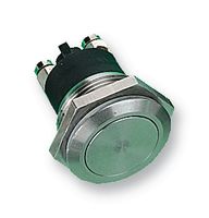 BULGIN LIMITED MP0037 Vandal Resistant Switch, SPST-NO, Natura