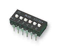 TE CONNECTIVITY - ALCOSWITCH ADE0604 DIP Switch, AD Series, SPST, DIP Unseale