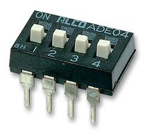 TE CONNECTIVITY - ALCOSWITCH ADE0404 DIP Switch, AD Series, SPST, DIP Unseale