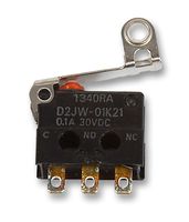 OMRON ELECTRONIC COMPONENTS D2JW-01K21 MICROSWITCH, ROLLER LEVER