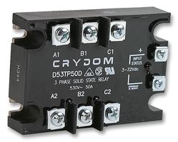 SENSATA/CRYDOM D53TP50D SSR, 50A, 4-32VDC