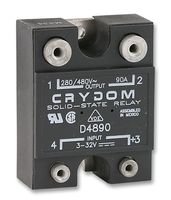 SENSATA/CRYDOM D4890 SSR, 90A, 480VAC