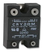 SENSATA/CRYDOM D2450-10 SSR, 50A, 240VAC
