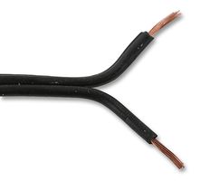 MULTICOMP PRO 3788040 CABLE, FIG 8, 13/0.2MM, BLACK RIB, 100M