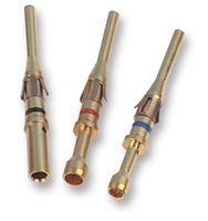 ITT CANNON T3P26MC1LX CRIMP PIN, GOLD, 26AWG