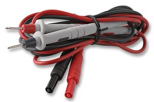 POMONA 6366 TEST LEAD SET, BLK/RED, 1.219M, 1KV, 10A