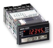 OMRON INDUSTRIAL AUTOMATION K3GN-1001A PANEL METER, 2 RELAY OUTPUT
