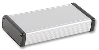 HAMMOND 1455J1602 ENCLOSURE, CLEAR, BLACK END PLATE