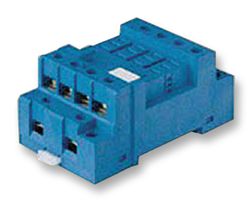 FINDER 96.74SMA SOCKET & CLIP, DIN, 4P, 12A, 250V