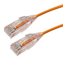 VIDEK 2994-0.5RG ENET CORD, C6, RJ45 PLUG-RJ45 PLUG, 0.5M