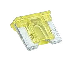 MULTICOMP PRO MP012577 LOW PROFILE MINI FUSE, 20A, 32VDC, YEL