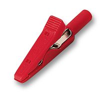 HIRSCHMANN TEST AND MEASUREMENT 930317801 CROCODILE CLIP, 4MM, RED, 8A