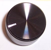 MULTICOMP 061-7006 KNOB, ALUMINIUM, BLACK, 23.8MM