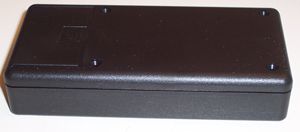 HAMMOND 1599BBKBAT CASE, ABS, B/D, BLACK, 25X65X130MM