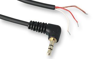 MULTICOMP PRO AUDL-73-1M CABLE ASSY, 3.5MM R/A PLUG-FREE END, 1M