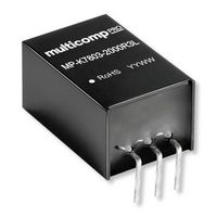 MULTICOMP PRO MP-K7805-2000R3L DC-DC CONVERTER, 5V/-5V, 2A/1A ROHS COMPLIANT: YES