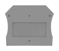 MULTICOMP PRO MP012907 END COVER, 1.5MM WIDTH, GRY