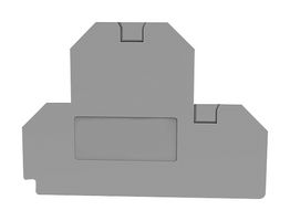 MULTICOMP PRO MP012908 END COVER, 1.5MM WIDTH, GRY
