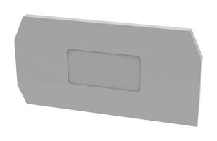 MULTICOMP PRO MP012909 END COVER, 2.5MM WIDTH, GRY