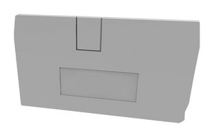 MULTICOMP PRO MP012914 END COVER, 1.5MM WIDTH, GRY