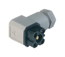 HIRSCHMANN G 4 W 1 F GREY RECT POWER CONN, RCPT, 4POS, CABLE