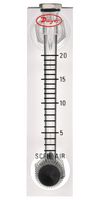 DWYER VFA-5-SS FLOWMETER, 2 TO 20SCFH, 100PSI