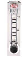 DWYER VFA-8-BV FLOWMETER, 10 TO 100SCFH, 100PSI