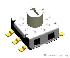 MULTICOMP PRO MP-RJM3-10R-Q-T/R SW ROT CODED, 24VDC, SURFACE MOUNT