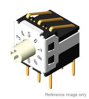 MULTICOMP PRO MP-R7V3-16RA-V-B ROTARY CODED SW, 16 POS, 0.025A, 24VDC