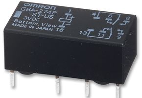 ARATAS G6A-274P-ST-US DC12 RELAY, SIGNAL, DPDT, 30VDC, 2A