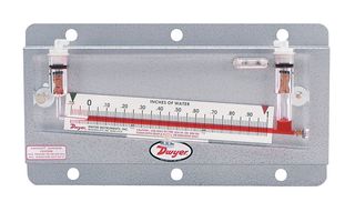 DWYER 115 MANOMETER, 0.25INCH-H2O, 150DEG F