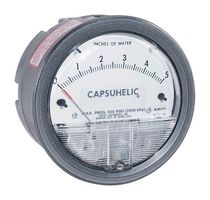 DWYER 4100 PRESSURE GAUGE, 100INCH-H2O, 1/4"FNPT