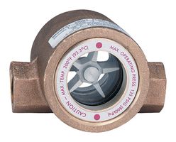 DWYER SFI-350SS-1 FLOW INDICATOR, 125PSI, 1"