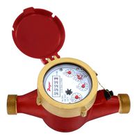 DWYER WMH-A-C-02-100 MULTIJET HOT WATER METER, 20GPM, 3/4"NPT