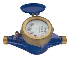 DWYER WMT2-A-C-01 MULTI JET WATER METER, 232PSI, 10GPM