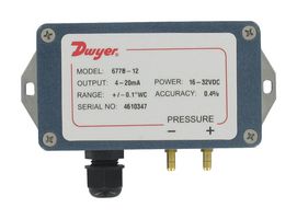DWYER 677B-01 PRESSURE TRANSDUCER, DIFF, 0.1INCH-H2O