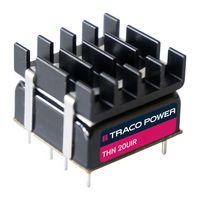 TRACO POWER THN 20-3623UIR DC-DC CONV, 15V/-15V, 0.667A