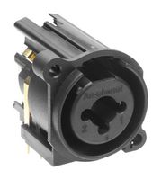 AMPHENOL AUDIO ACJC10AHLBULK CONN, DUAL XLR-STEREO, R/A JACK, 4POS