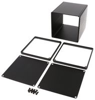 HAMMOND 1455NS1201BK ENCLOSURE, SMALL, ALUMINIUM, BLACK