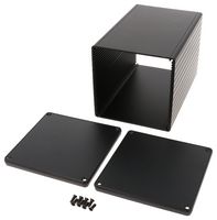 HAMMOND 1455NS1602BK ENCLOSURE, SMALL, ALUMINIUM, BLACK