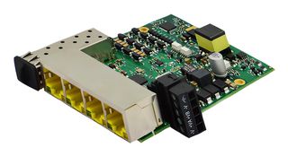 BRAINBOXES SW-195 ENET SW, RJ45X4, SFPX1, 10/100MBPS/1GBPS