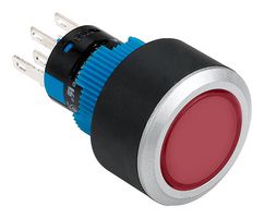 MULTICOMP PRO MPAB-PB-1055 PB SW, DPST-NO/DPST-NC, 5A/250VAC, PANEL