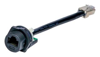 AMPHENOL LTW RCM-5SAMMM-SLM7B01 ENET CABLE, FTP, RJ45 PLUG- FREE END, 1M ROHS COMPLIANT: YES