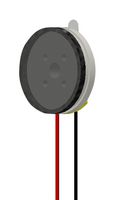 PUI AUDIO AS01008MR-3-LW100-R SPEAKER, 800HZ-20KHZ, 8OHM, 500MW, 81DBA