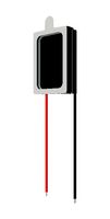 PUI AUDIO AS01508MO-SP11-LW25-R SPEAKER, 89DB, 600HZ, 8R, 600HZ-20KHZ