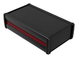 ROSE 75030120 ENCLOSURE, ELECTRONIC, ALUM, JET BLACK