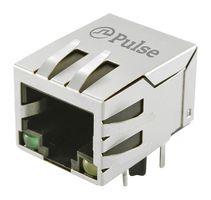 PULSE ELECTRONICS JXD0-0025NL RJ45 CONN, JACK, 8P8C, CAT3/5, 1PORT, TH