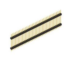 FISCHER ELEKTRONIK SL 5 197 36 G PIN HEADER, 36POS, 1ROW, 2.54MM, THT