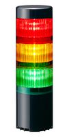 PATLITE LR6-3USBK-RYG SIGNAL TOWER, AMBER/GREEN/RED, 80DB/5VDC ROHS COMPLIANT: YES
