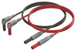 CAL TEST ELECTRONICS CT3754-100 TEST LEAD SET, BLACK/RED, 10A, 1KV, 1M